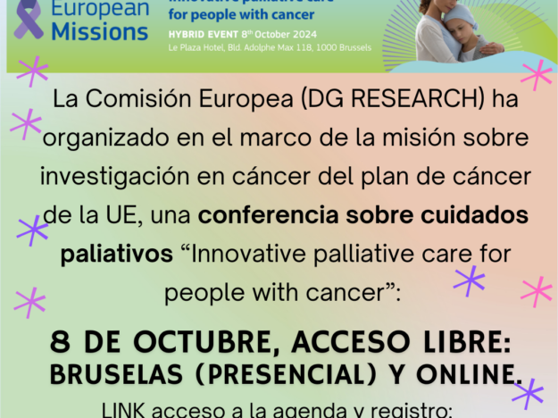 8 de octubre Bruselas-conferencia paliativos