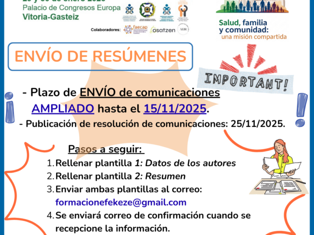 CARTEL-AMPLIACION-PLAZO-ENVIO-Resúmenes_II CONGRESO EFEKEZE