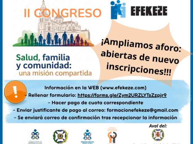 CARTEL-REABRIMOS-INSCRIPCIONES-II CONGRESO EFEKEZE