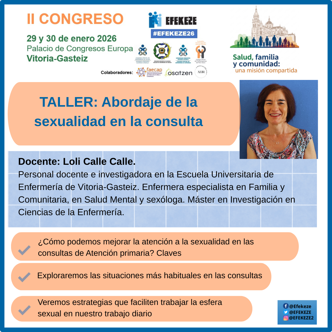 CARTEL-TALLER-Abordaje de la sexualidad en la consulta_II CONGRESO EFEKEZE