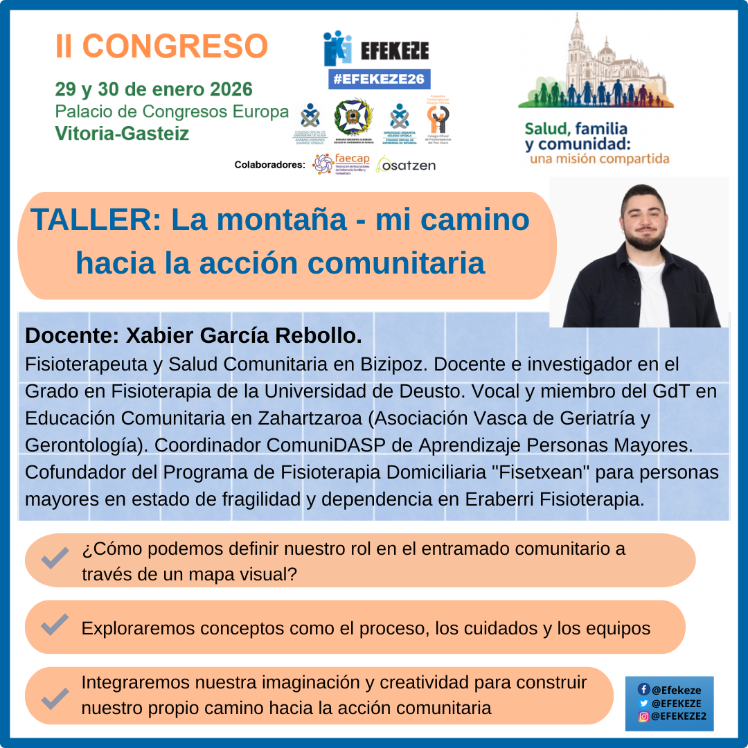 CARTEL-TALLER-CAMINO-COMUNITARIO-XABI_II CONGRESO EFEKEZE