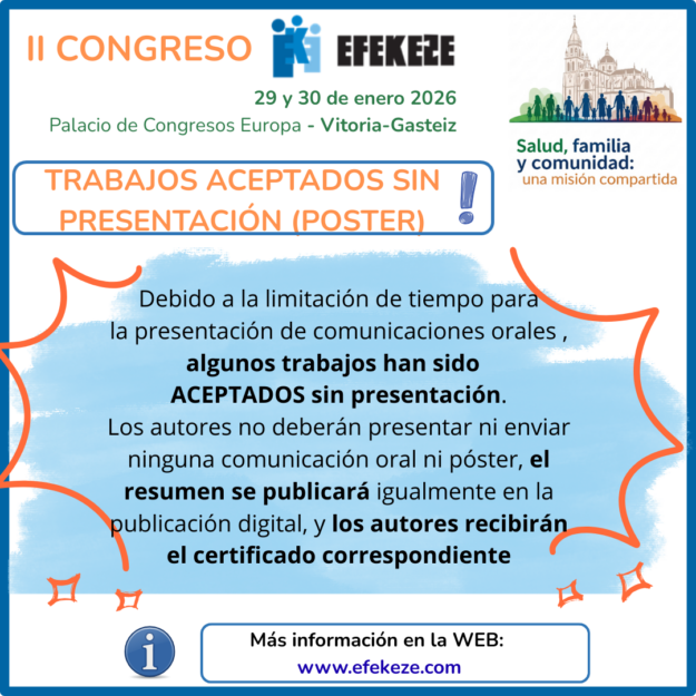 CARTEL-TRABAJOS-ACEPTADOS-SIN-DEFENSA_II CONGRESO EFEKEZE
