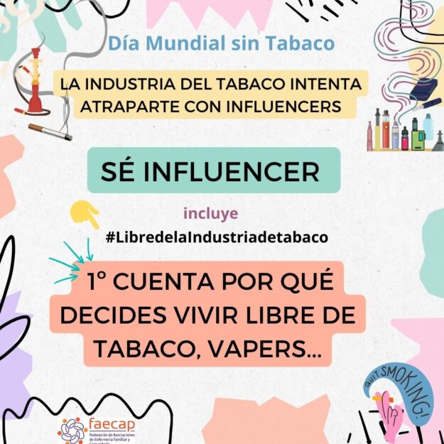 Cartel 1 difusión Día Mundial sin Tabaco FAECAP 2024