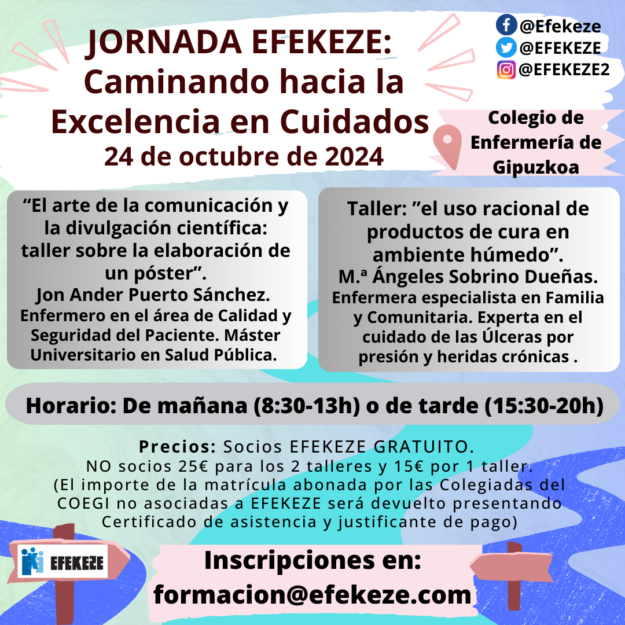 JORNADA EFEKEZE caminando hacia la Excelencia en Cuidados 24 de octubre de 2024